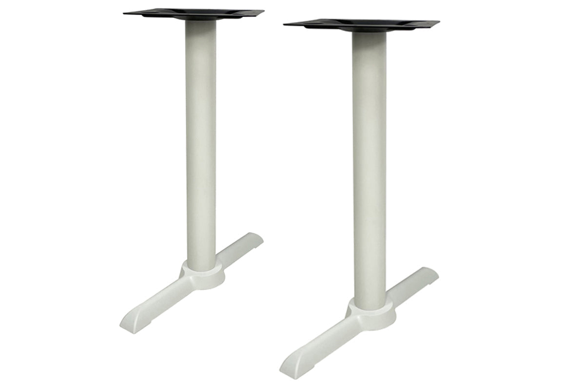 Universal Twin B Table Base [1200L x 700W]-White none 