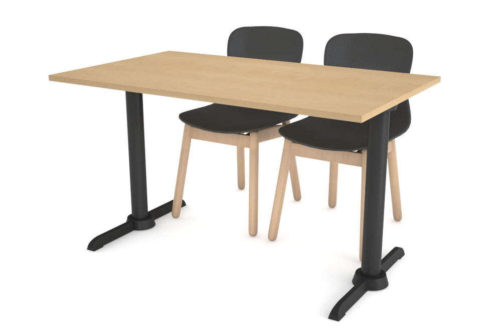 Universal Twin B Table Base [1200L x 700W]-Black maple 