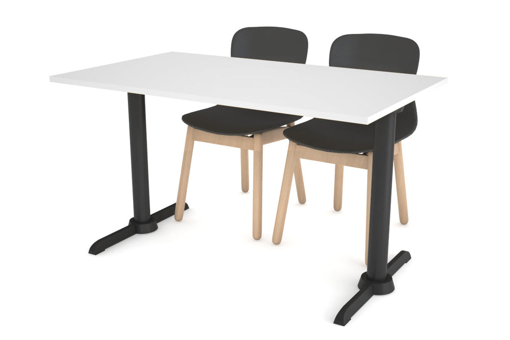 Universal Twin B Table Base [1200L x 700W]-Black white 