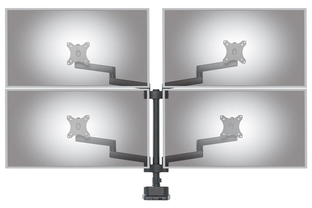 Uplifting Actiflex II Quad Static Monitor Arms-none  