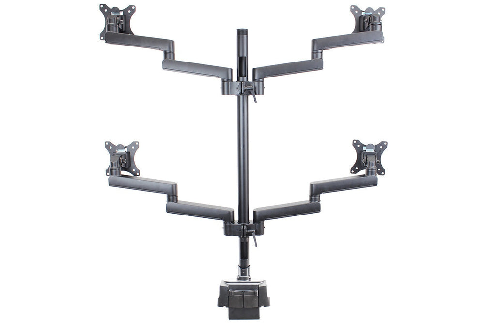 Uplifting Actiflex II Quad Static Monitor Arms-with tray  