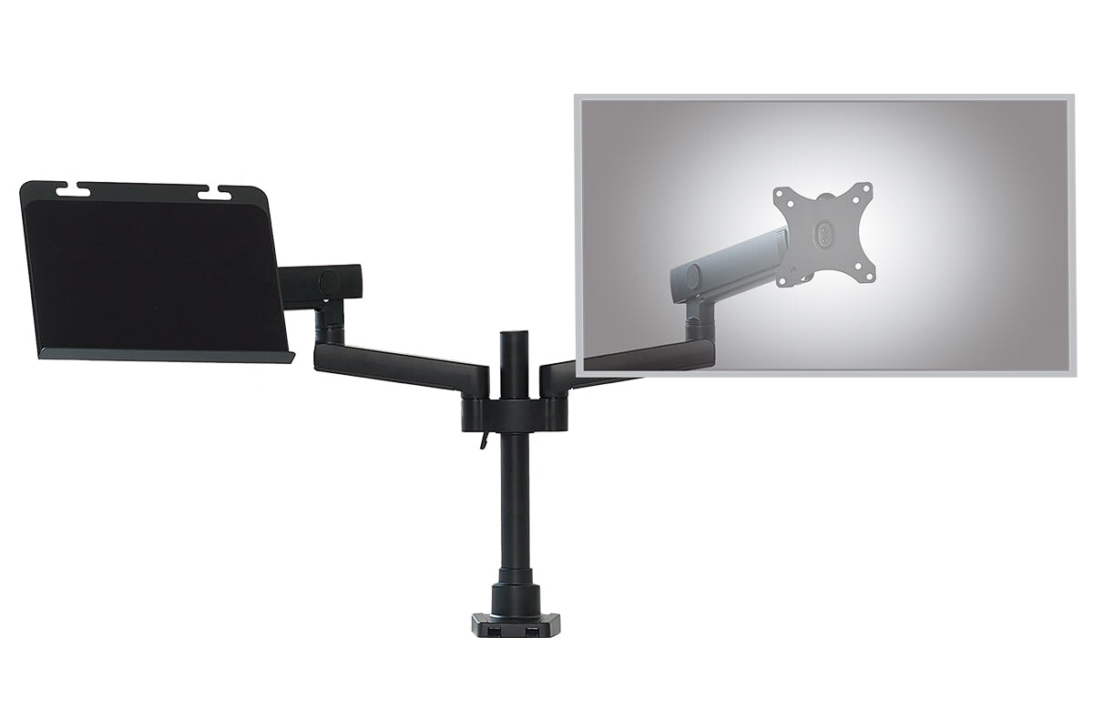 Monitor Module Dual Action Uplifting Actiflex II Dual Dynamic Monitor Arm and Mount | JasonL