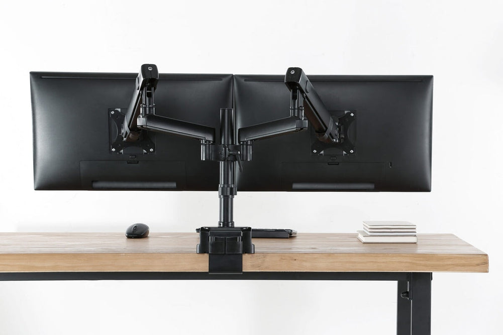 Uplifting Actiflex II Dual Dynamic Monitor Arm and Mount-black  