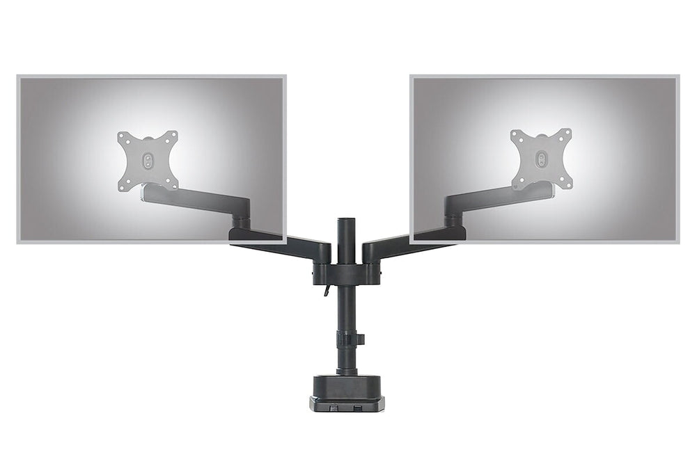 Uplifting Actiflex II Dual Static Monitor Arms and Mount-none  