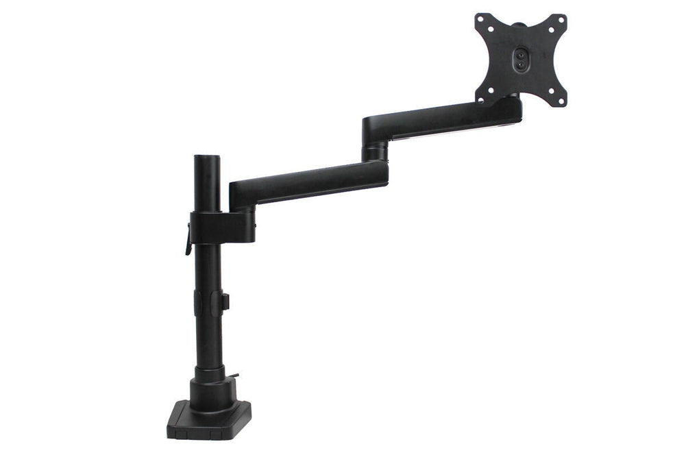 Uplifting Actiflex II Single Static Monitor Arm and Mount-black  