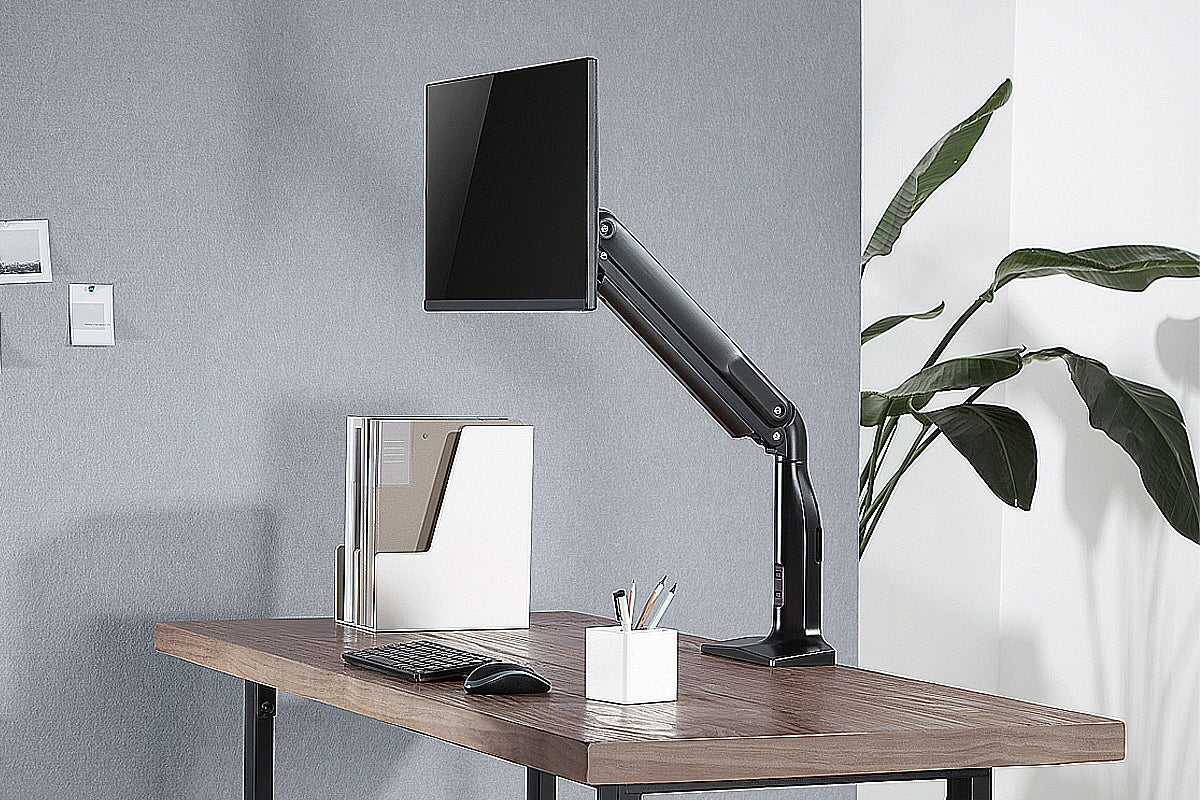 Burrows Monitor Uplifting Brutus Single Heavy Duty Monitor Arm | JasonL
