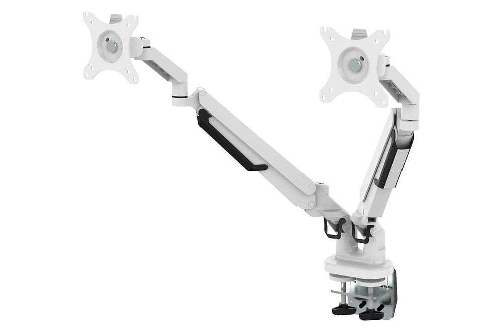 Uplifting PolarFlex Dual Monitor Arm-White  
