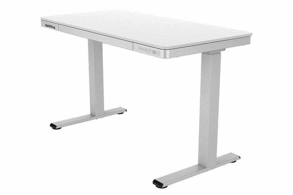 Uplifting Tango Electric Sit Stand Desk-White  