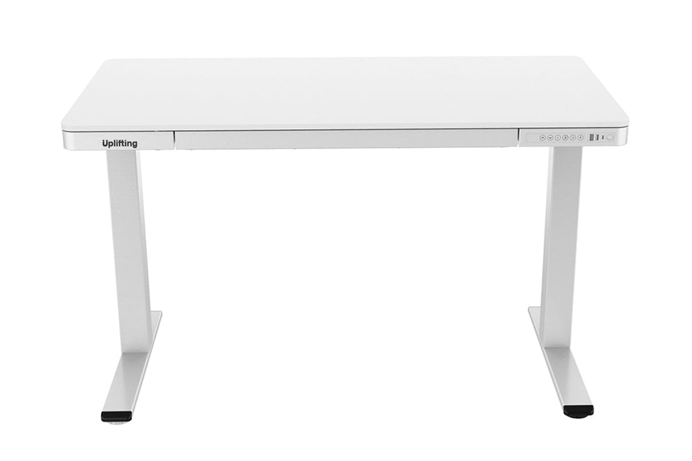 Uplifting Tango Electric Sit Stand Desk-White  