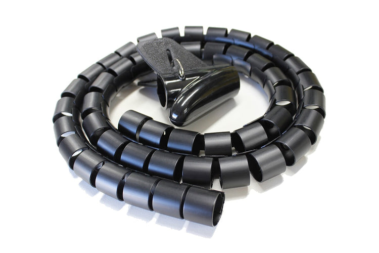 Uplifting Zip-Up Spiral Cable Tidy Uplifting black 