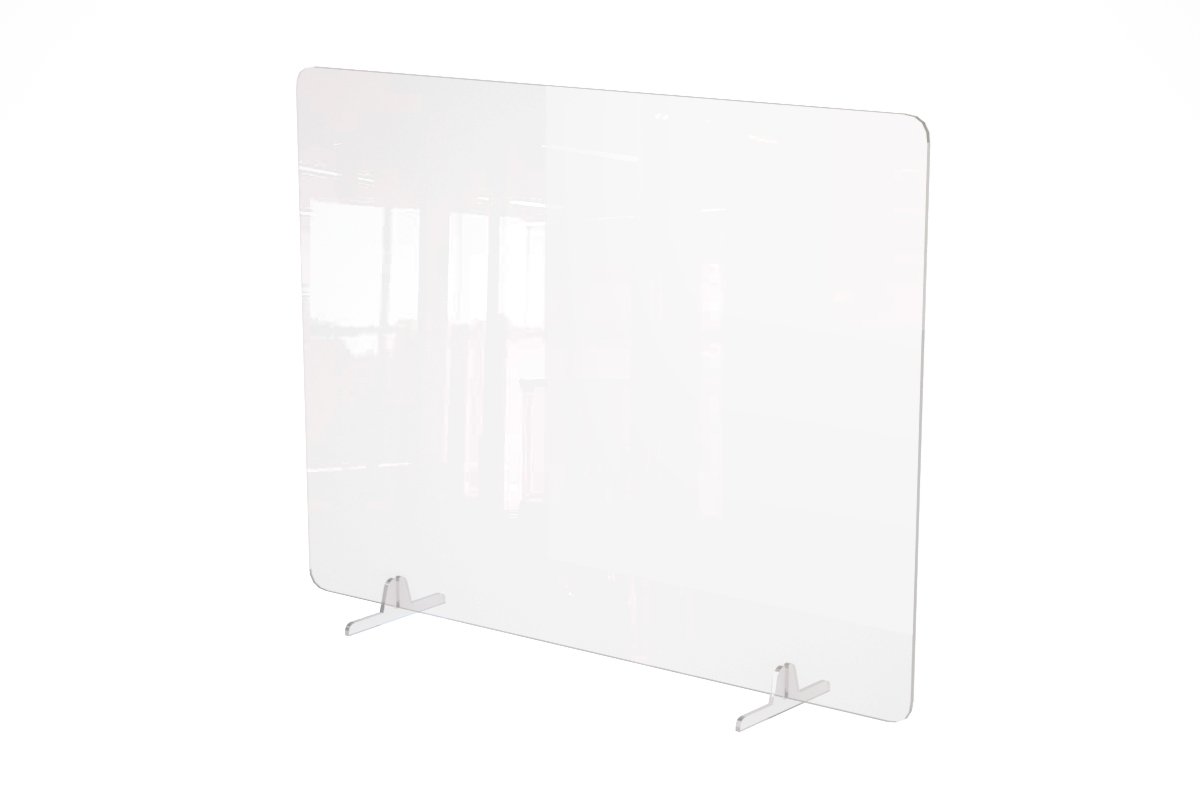 Value Desk Hygiene Divider - Clear Perspex Jasonl 600x800 