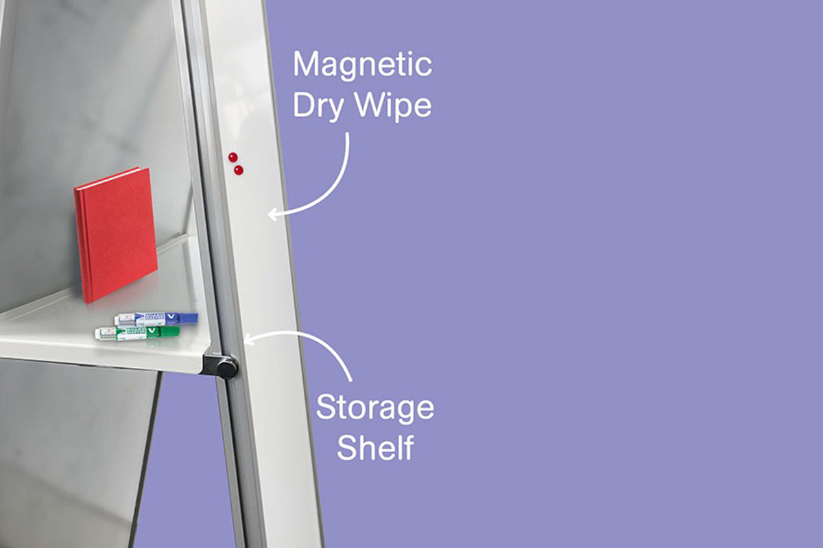Vision Alpha AD1 Mobile Porcelain Whiteboard-1800x900  