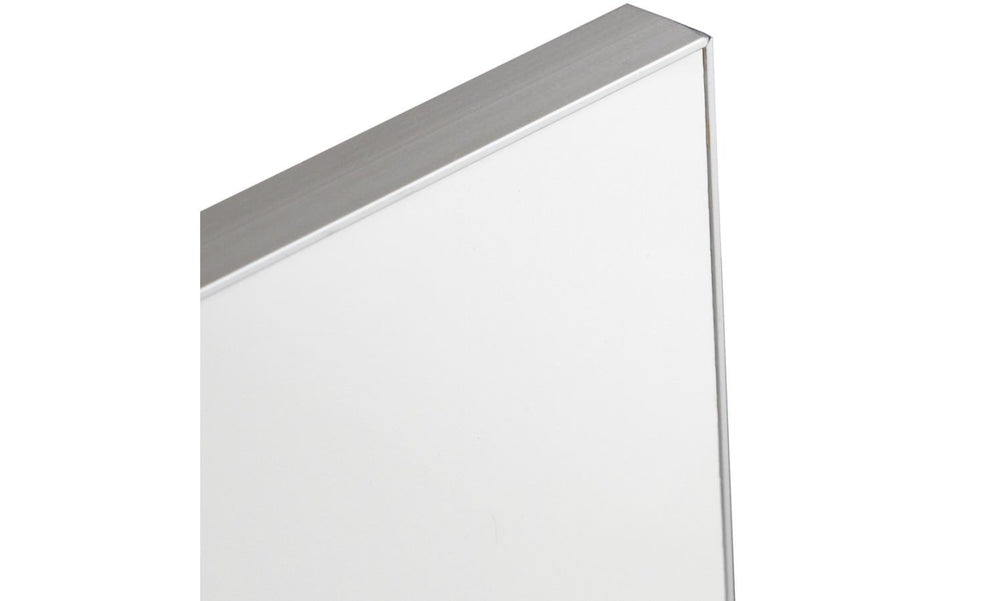 Vision Commercial Porcelain Magnetic Whiteboards - Slim White Frame-1800 x 1200  