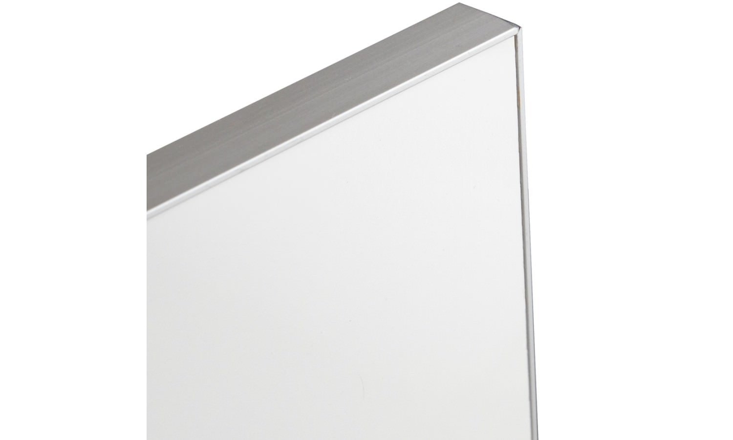 Vision Commercial Porcelain Magnetic Whiteboards - Slim White Frame Vision 
