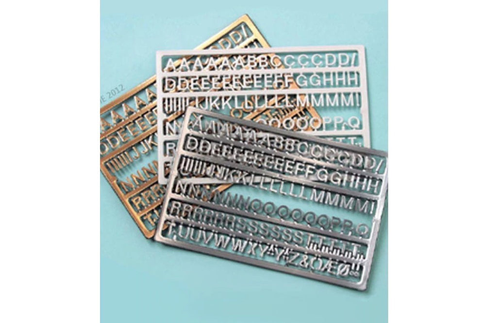 Vision Executive Letters and Numbers-15 mm white letter 15 mm white 