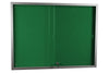 Vision Felt Notice Board Sliding Door [1200H x 1800W] - Thumbnail 4 