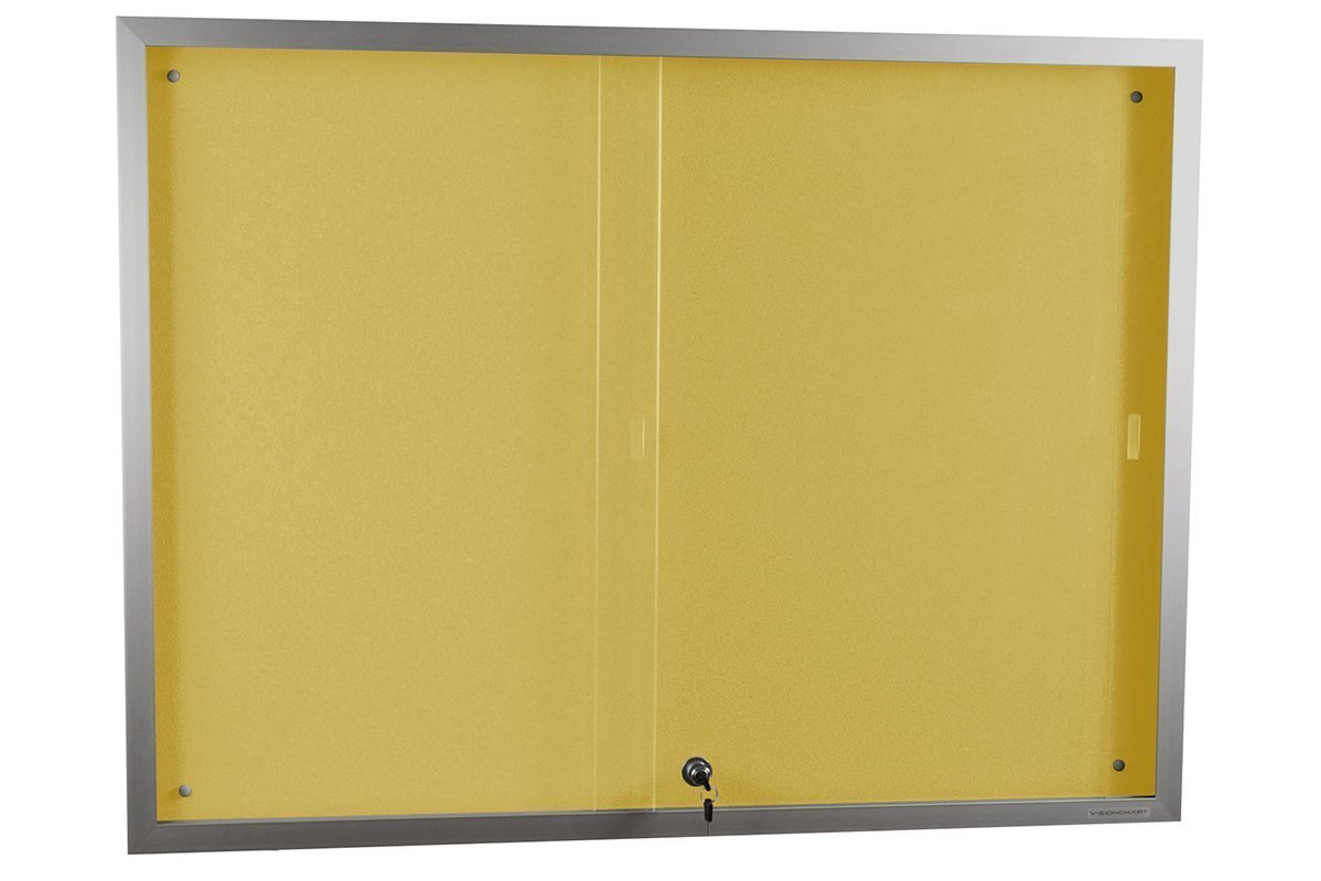 Vision Krommenie Notice Board Sliding Door [1200H x 1800W] Vision BB2212 