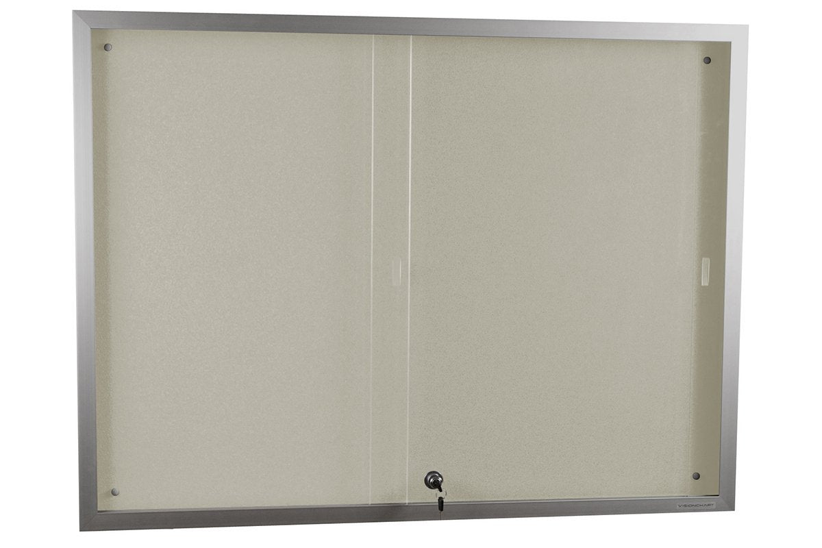 Vision Krommenie Notice Board Sliding Door [1200H x 1800W] Vision BB206 