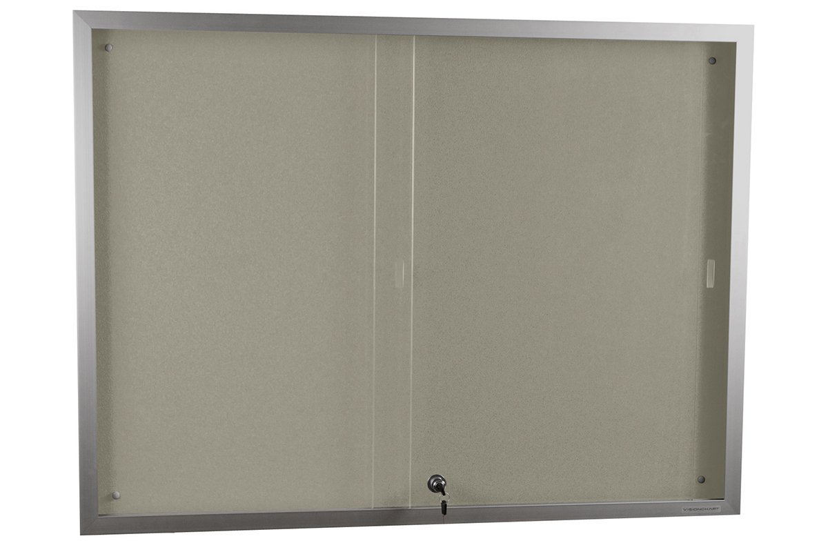 Vision Krommenie Notice Board Sliding Door [1200H x 1800W] Vision BB2182 