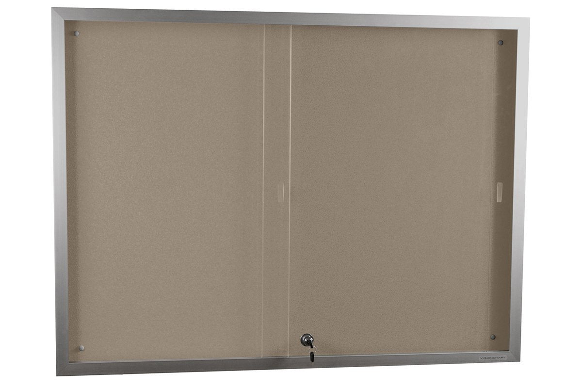 Vision Krommenie Notice Board Sliding Door [1200H x 1800W] Vision BB2208 