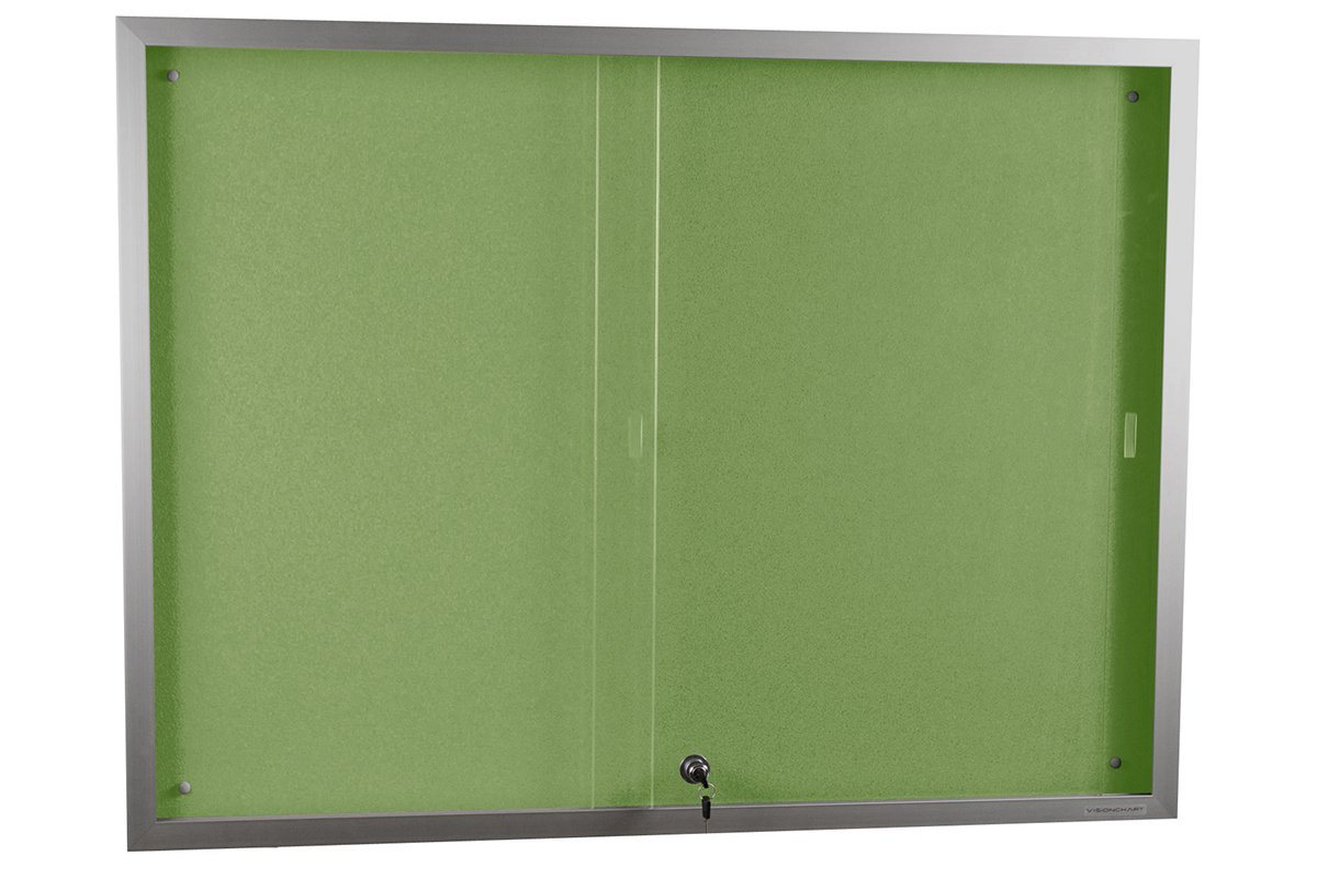 Vision Krommenie Notice Board Sliding Door [1200H x 1800W] Vision BB2213 