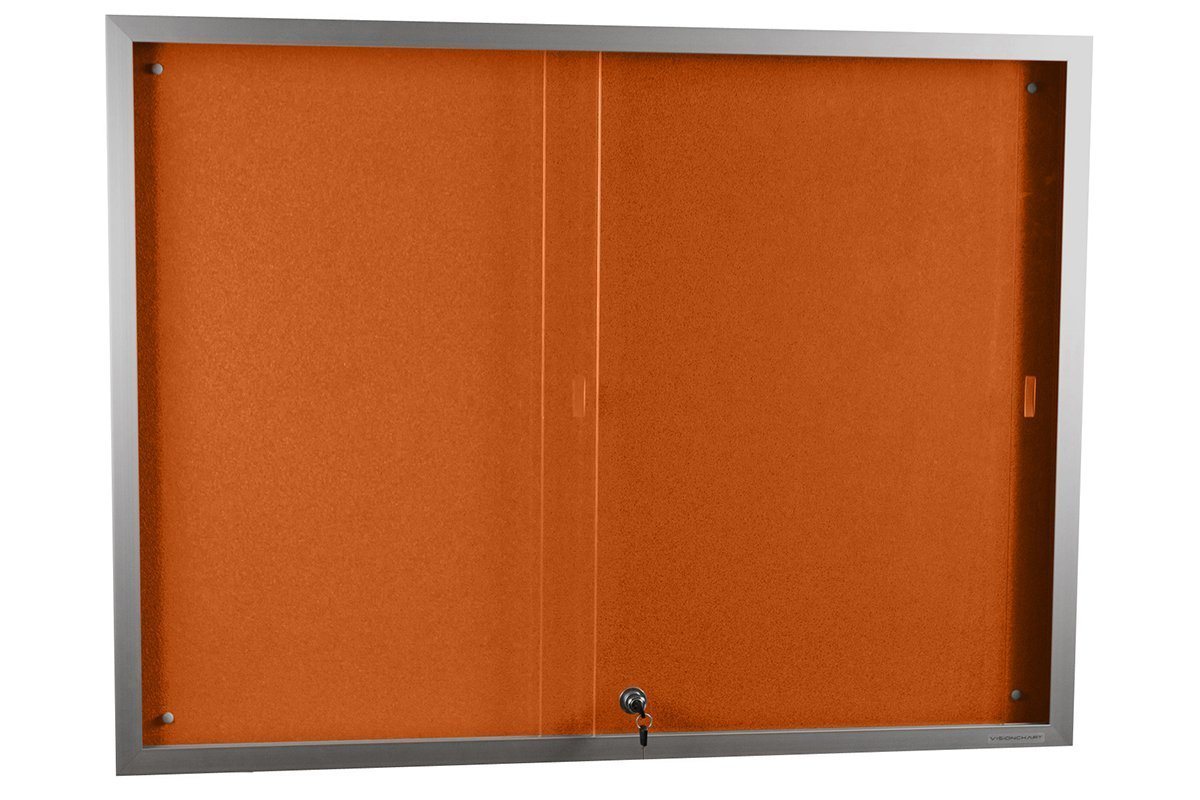 Vision Krommenie Notice Board Sliding Door [900H x 1200W] Vision BB2211 