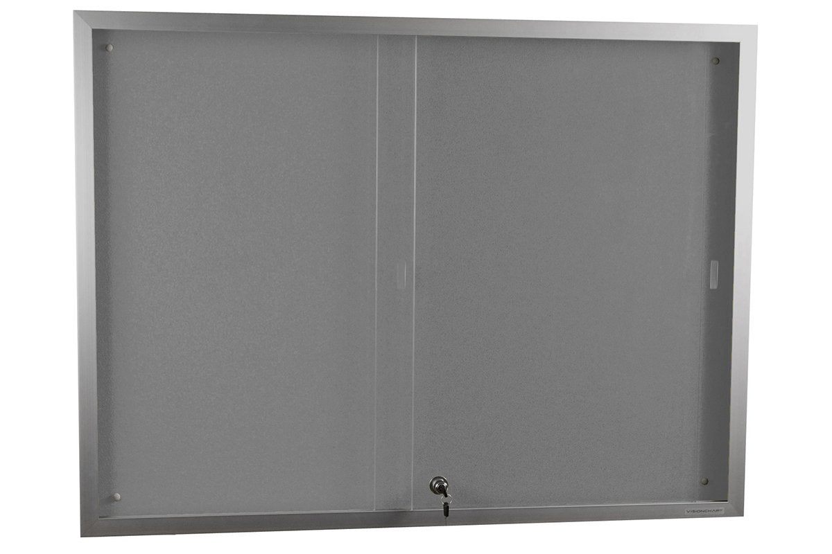 Vision Krommenie Notice Board Sliding Door [900H x 1200W] Vision BB2162 