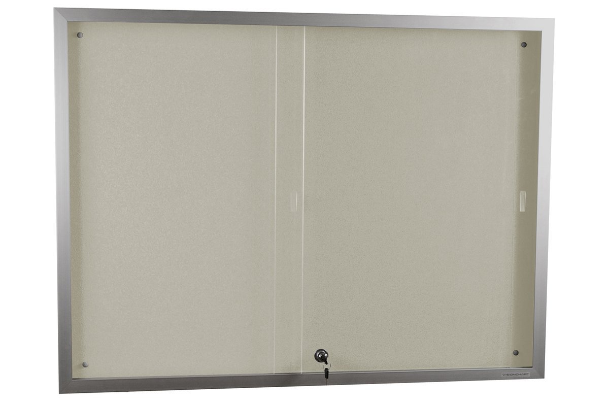 Vision Krommenie Notice Board Sliding Door [900H x 1200W] Vision BB206 