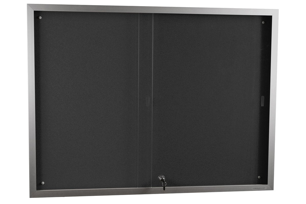 Vision Krommenie Notice Board Sliding Door [900H x 1200W] Vision BB209 