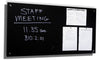 Vision Magnetic Glass Board Black Frameless - Thumbnail 1 