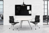 Vision Magnetic Glass Board Black Frameless - Thumbnail 3 