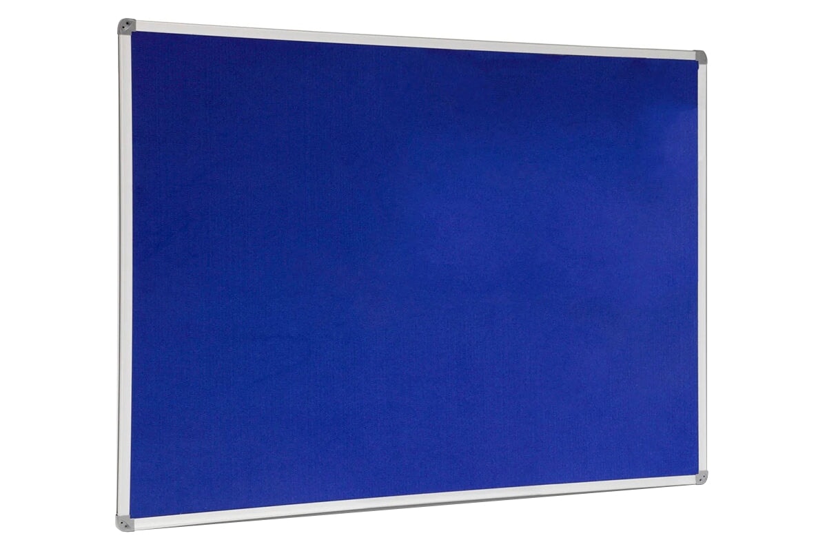 Vision Pinnable Felt Board Velcro Blue - 900 x 600