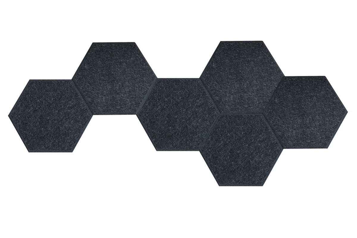 Vision SANA Acoustic Hexagon Shapes - Pack of 6 Vision shadow 