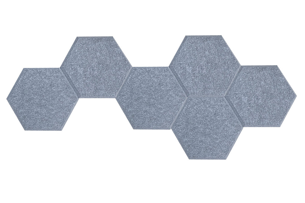 Vision SANA Acoustic Hexagon Shapes - Pack of 6-moonlight  