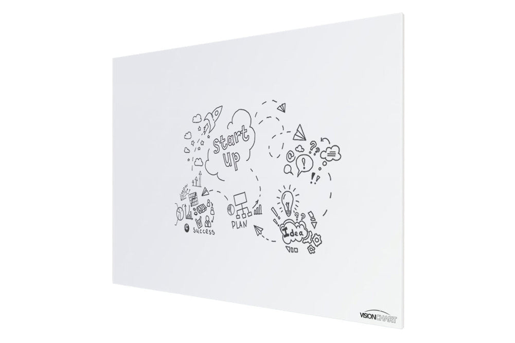 Vision Slim Magnetic Whiteboard [1200L x 1200W]-white  