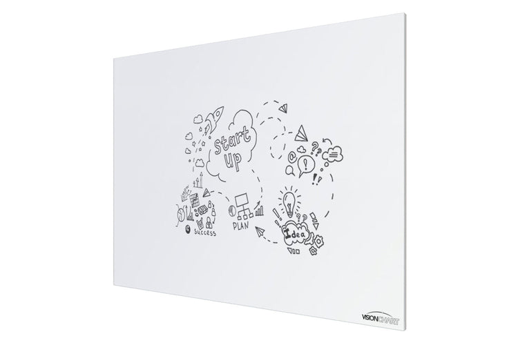 Vision Slim Magnetic Whiteboard [1200L x 1200W] Vision silver 