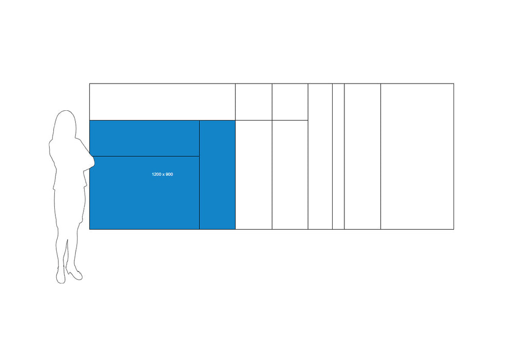 Vision Slim Magnetic Whiteboard [1200L x 900W]-black  