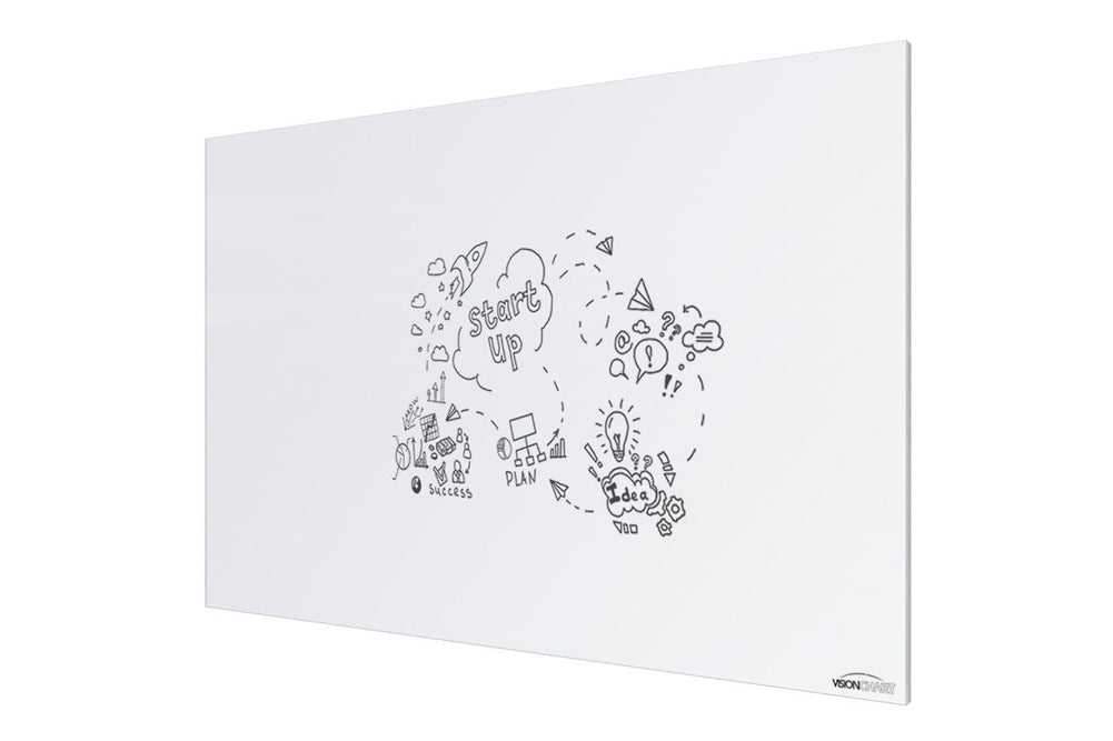 Vision Slim Magnetic Whiteboard [1500L x 1200W]-silver  