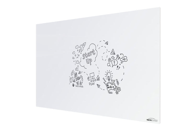 Vision Slim Magnetic Whiteboard [1500L x 1200W] Vision white 
