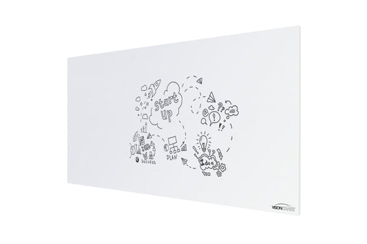 Vision Slim Magnetic Whiteboard [1500L x 900W] Vision white 