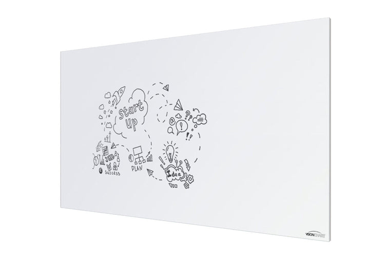 Vision Slim Magnetic Whiteboard [1800L x 1200W] Vision silver 