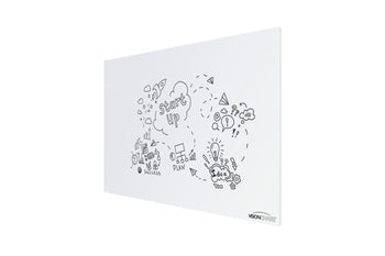  - Vision Slim Magnetic Whiteboard [900L x 900W] - 1