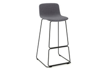 - Wave Fabric Bar and Counter Stool Sled Base - 760mm Seat Height - 1