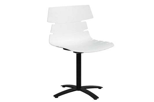 Wave Plastic Chair - Swivel Base Jasonl white plastic 