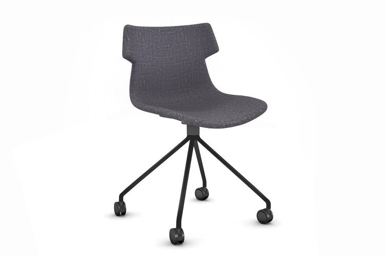 Wave Visitor Chair - Mobile Base Jasonl black grey 
