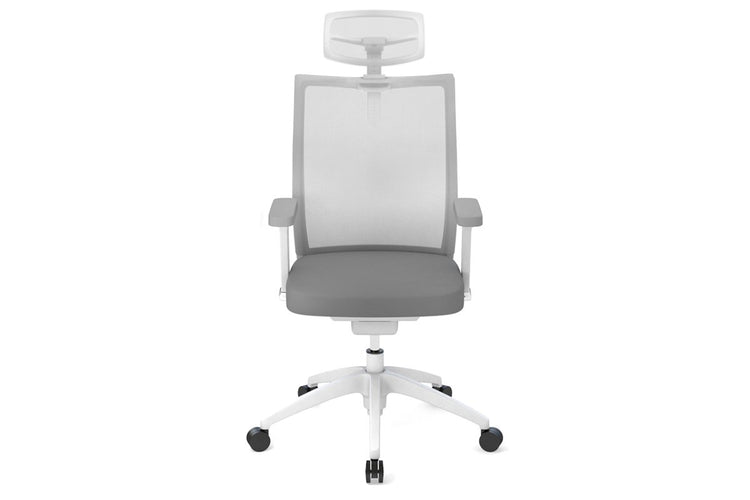 You Beauty Managerial Mesh Chair - White [Headrest] Jasonl height adjustable arms 