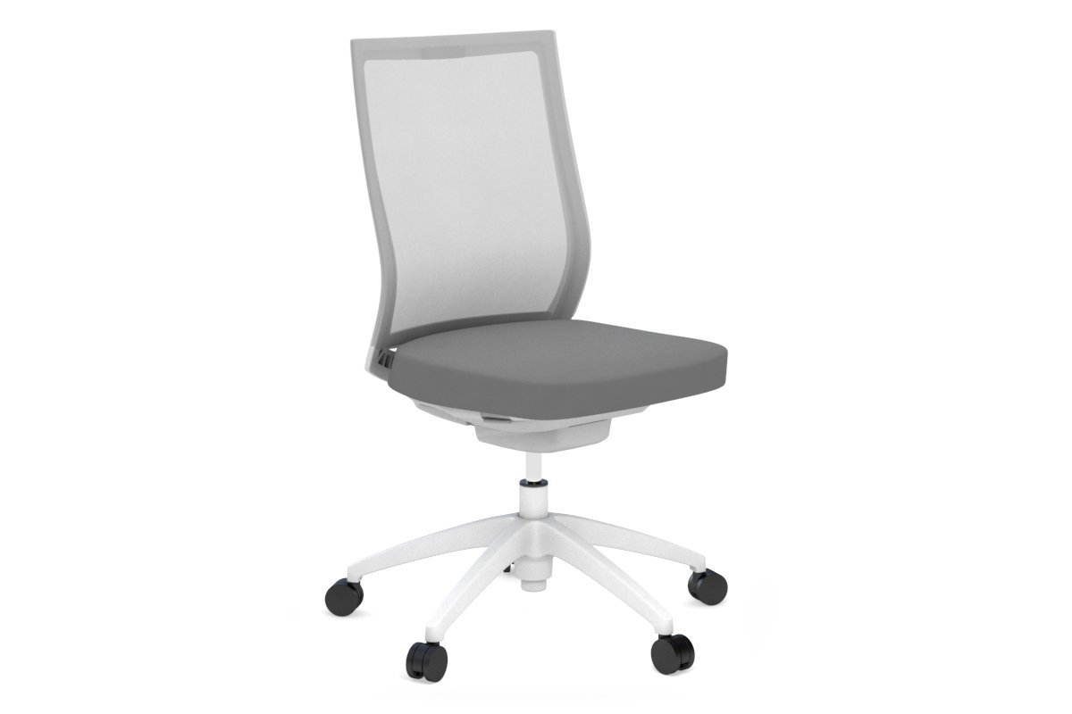 You Beauty Managerial Mesh Chair - White [No headrest] Jasonl 