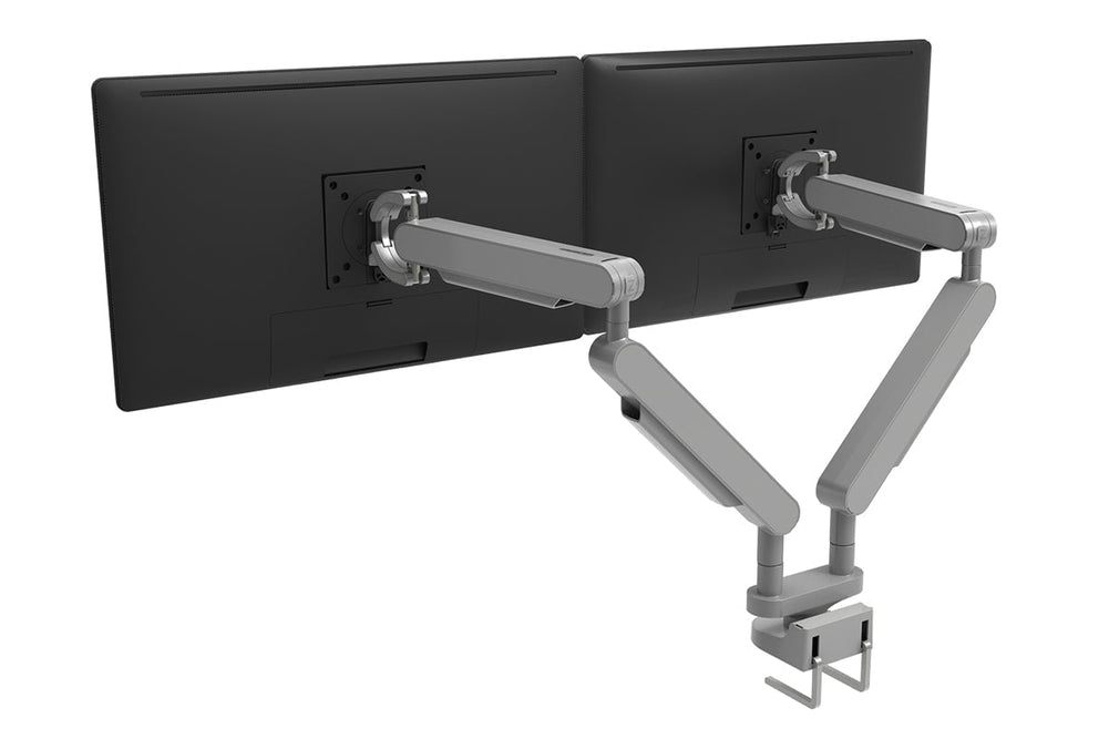 Zgo Dynamic Dual Monitor Arms-silver none none