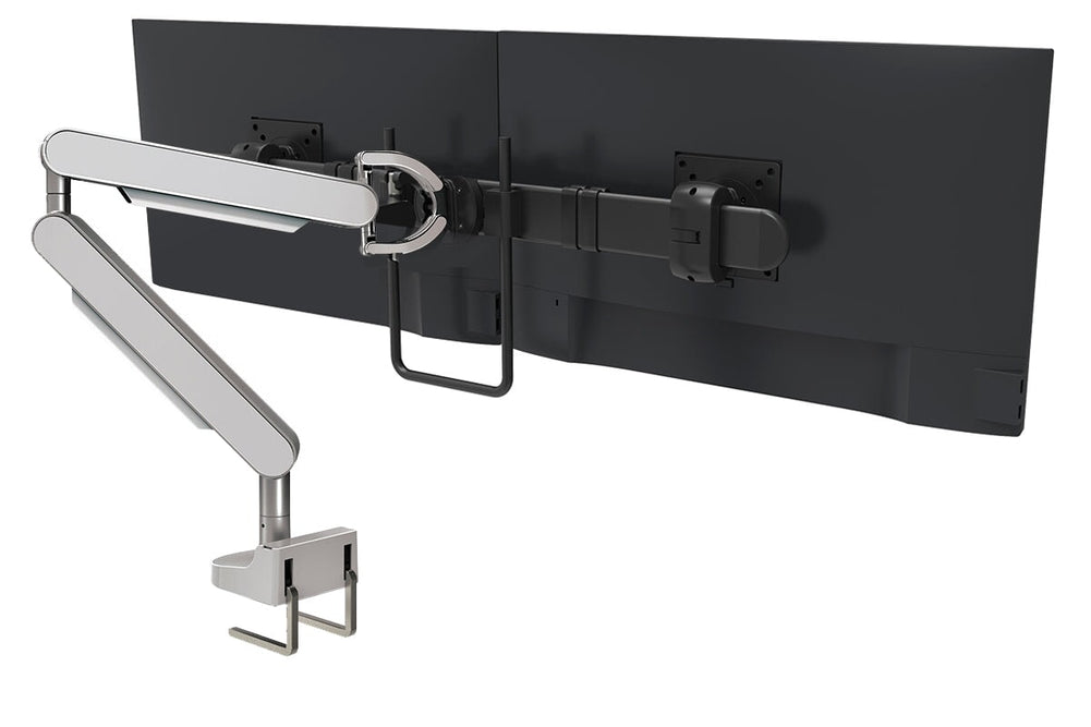 Zgo Dynamic Single Monitor Arm-polished arm black crossbar none