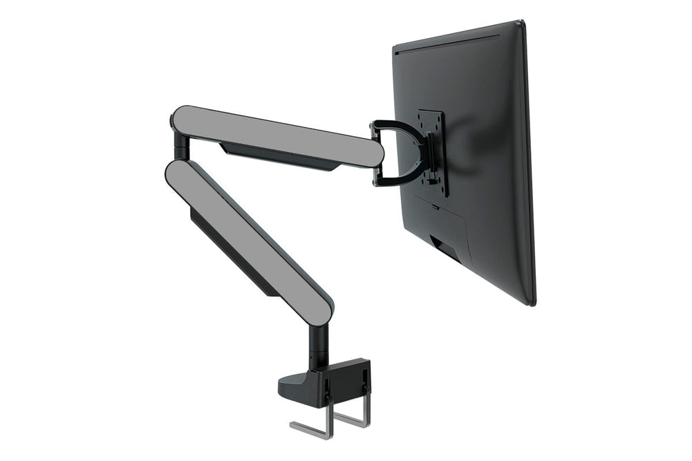 Zgo Dynamic Single Monitor Arm-black arm none grey